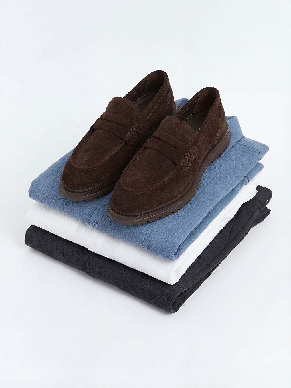 Kahverengi Hakiki Deri Erkek Klasik Ayakkabı