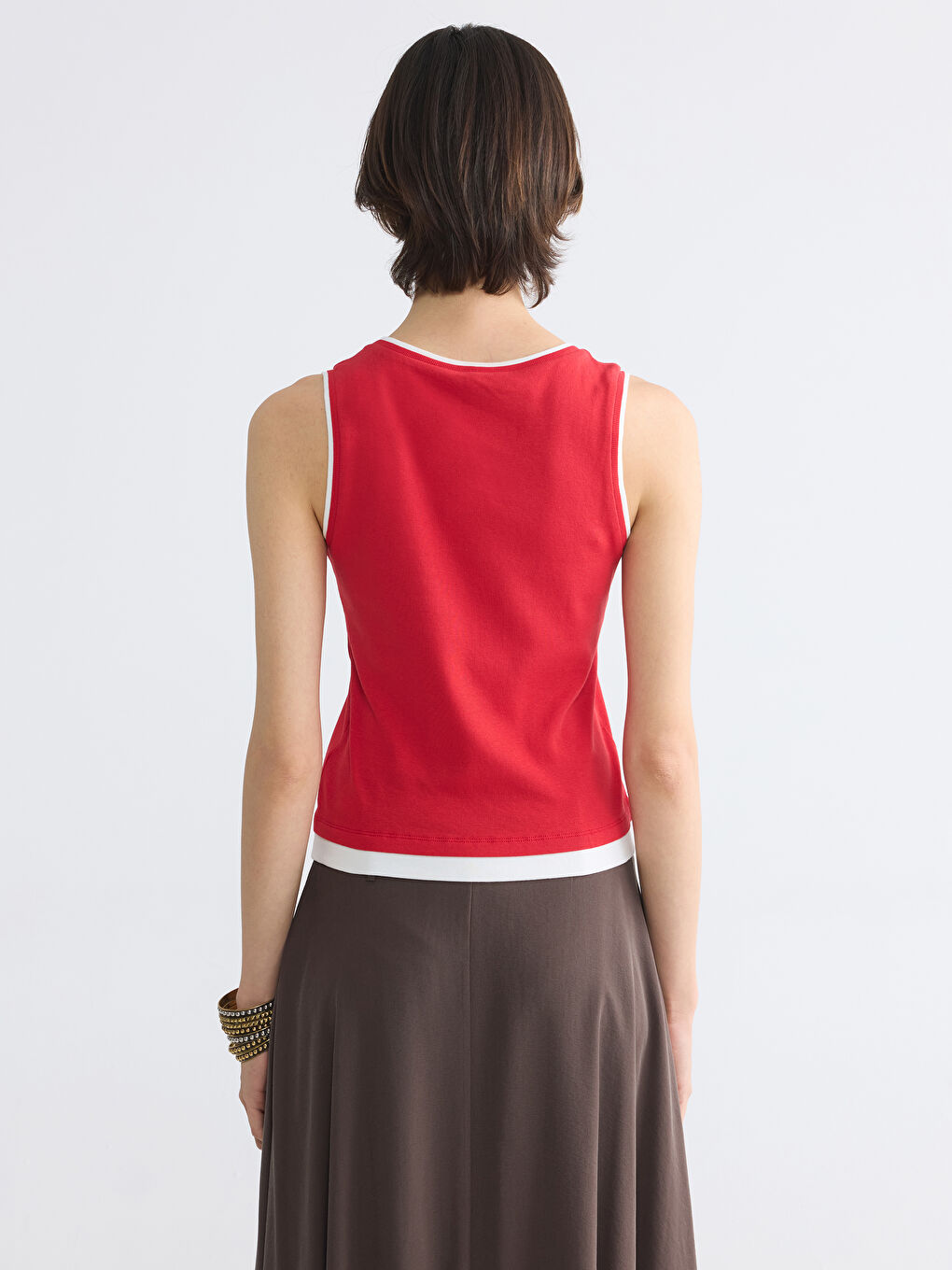 Crew Neck Women's Tank Top-4