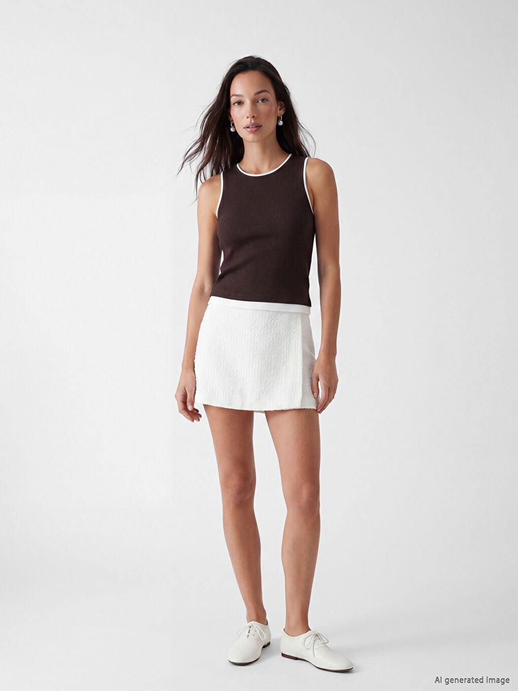 Crew Neck Women's Tank Top-1