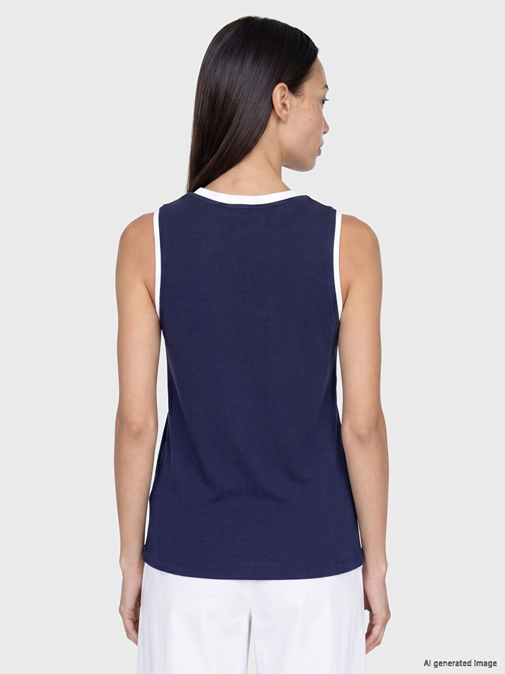 Crew Neck Women's Tank Top-3