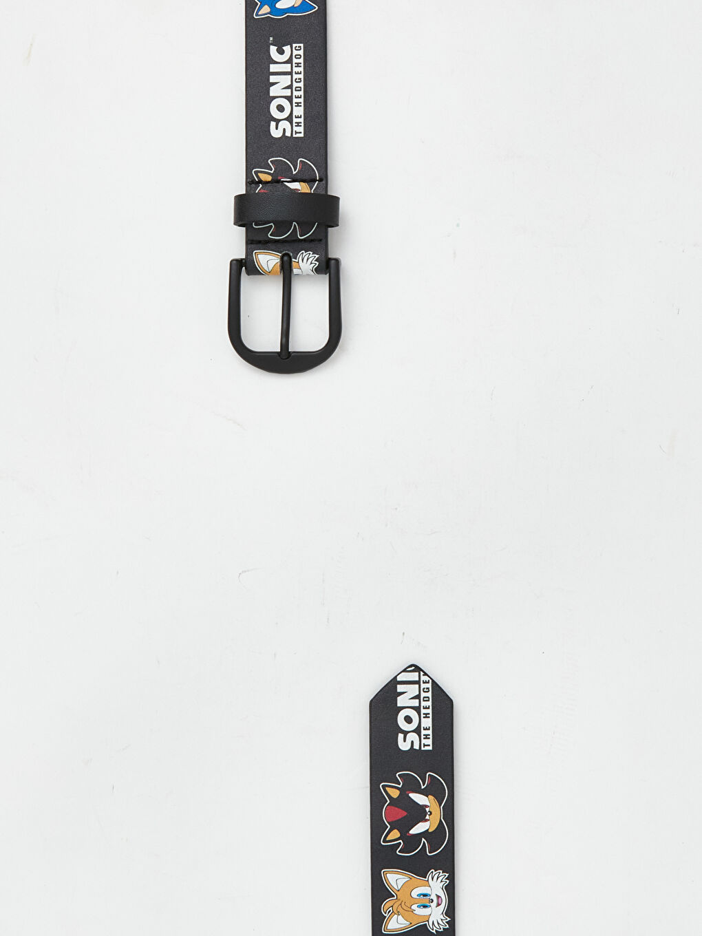 Siyah Sonic Baskılı Erkek Bebek Kemer-2