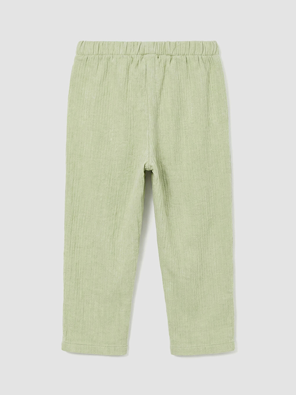 Yeşil Beli Lastikli Kız Çocuk Eşofman Alt-1