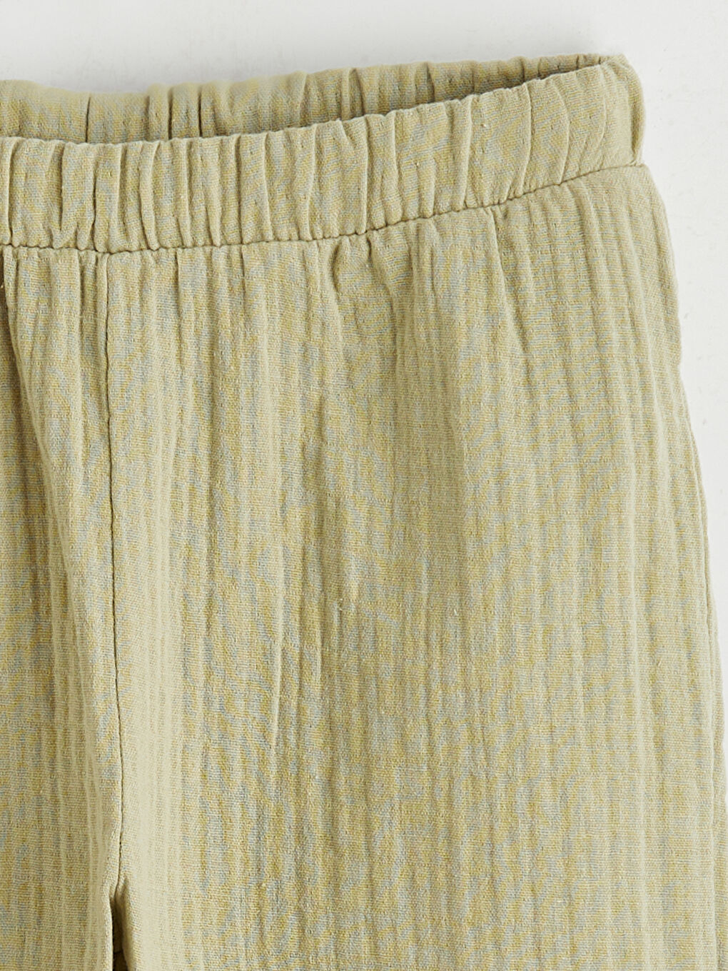 Yeşil Beli Lastikli Kız Çocuk Eşofman Alt-1