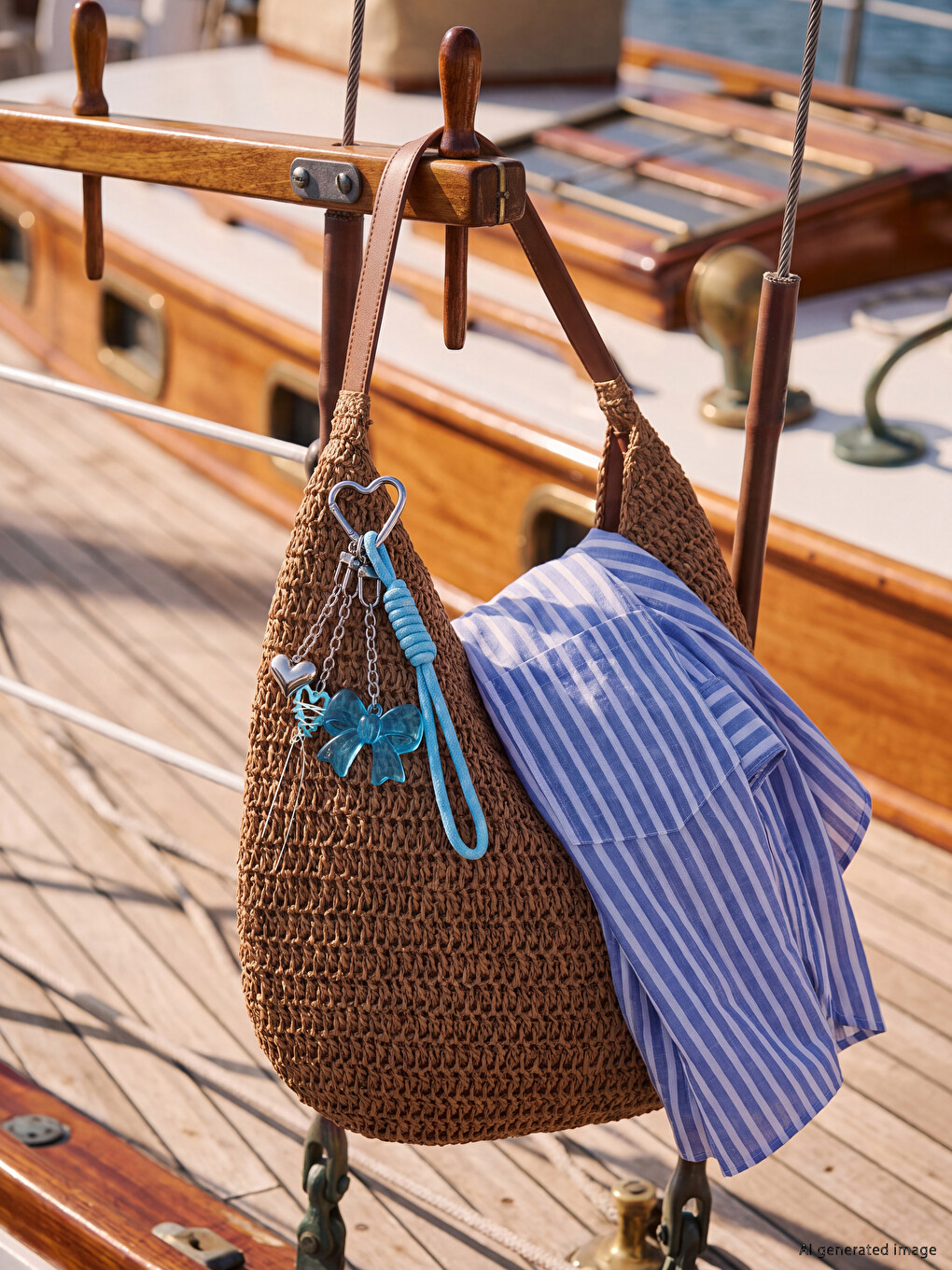  Bow Detail Bag Charm