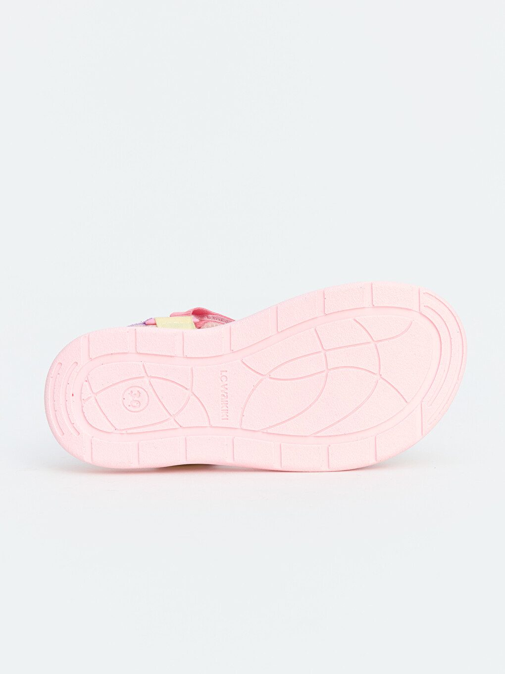 Pembe Cırt Cırtlı Kız Çocuk Sandalet-2