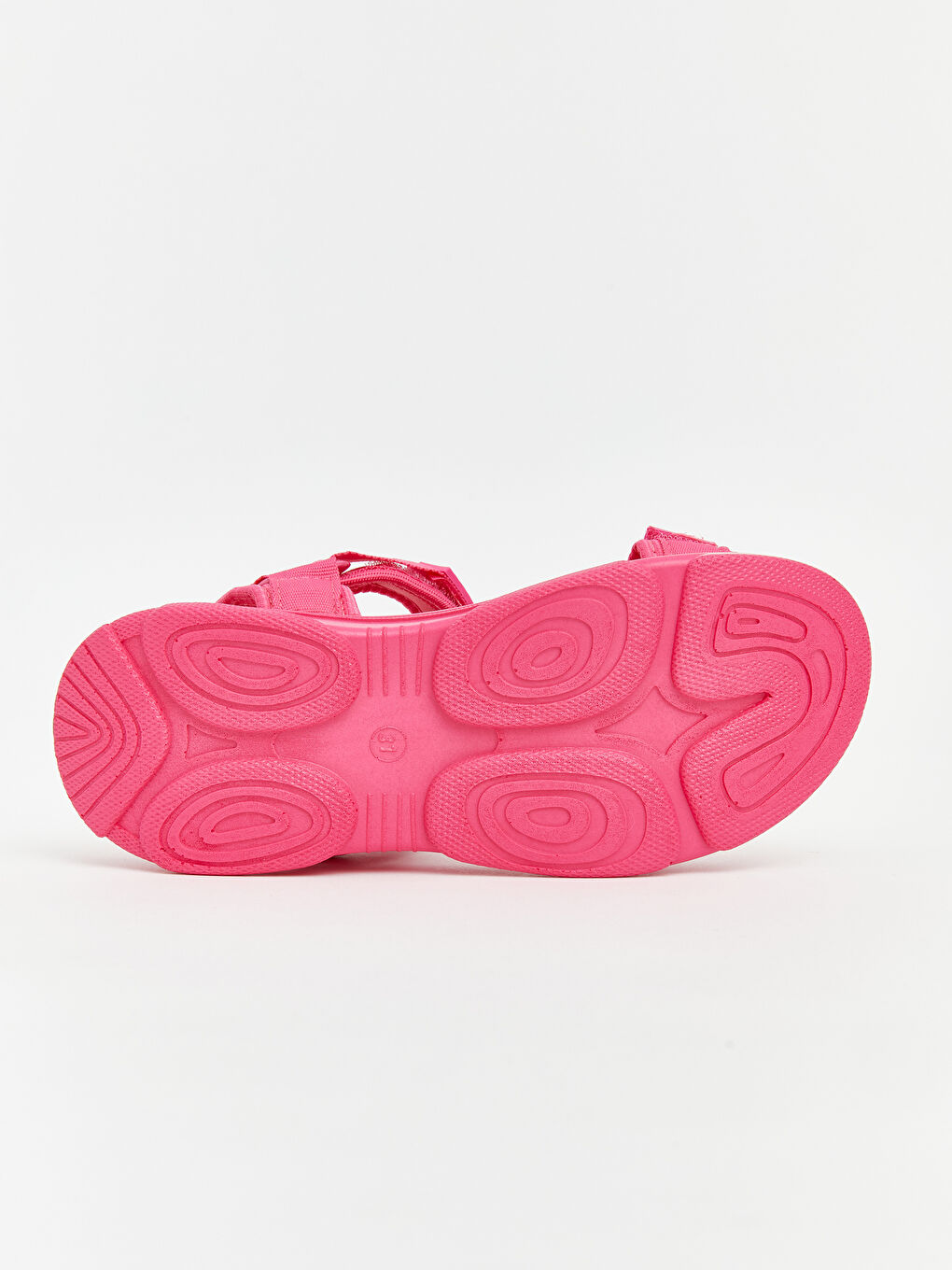 Fuşya Barbie Baskılı Kız Çocuk Sandalet-3