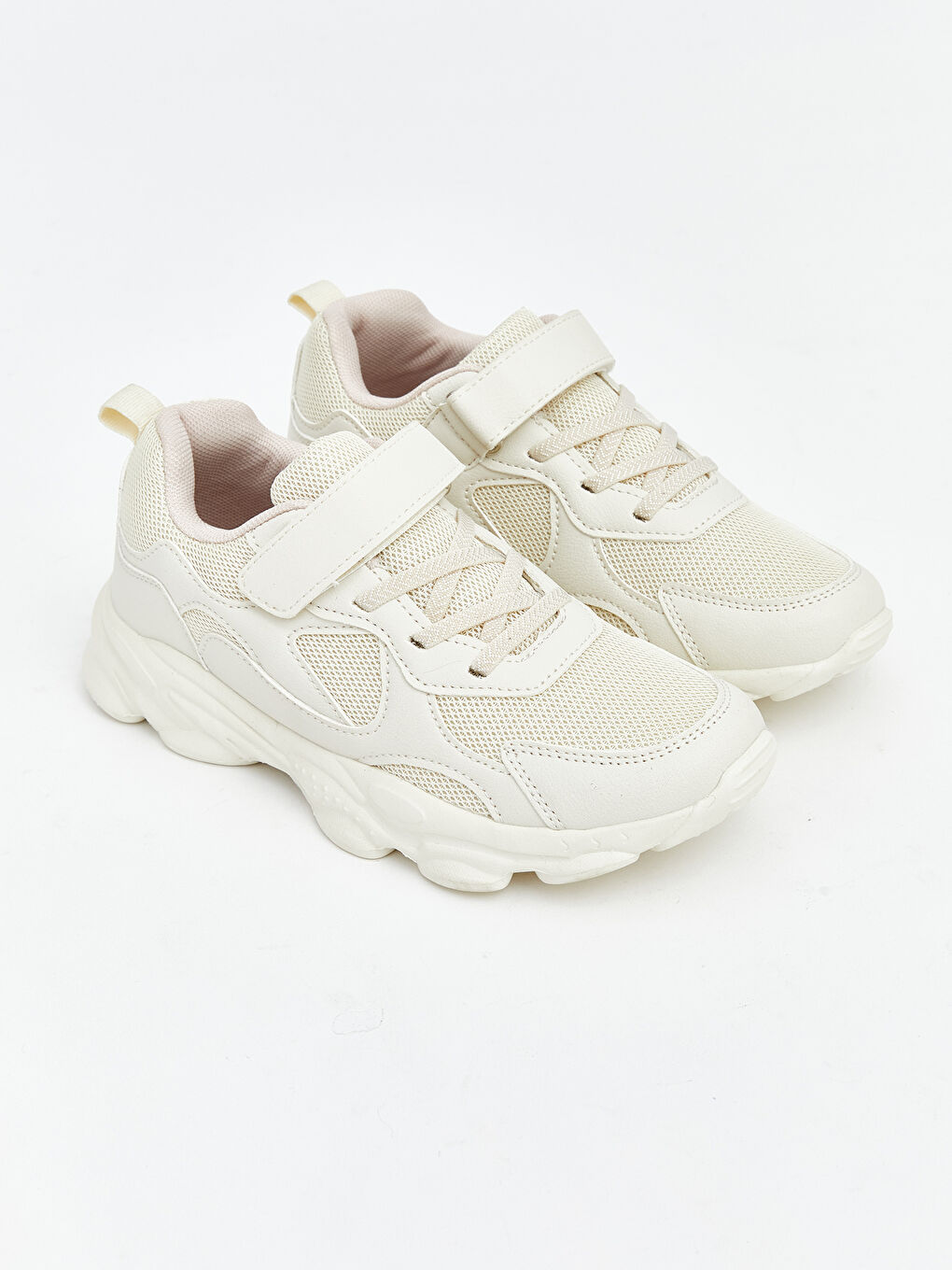 Girls' Lace-Up & Strap Sneakers