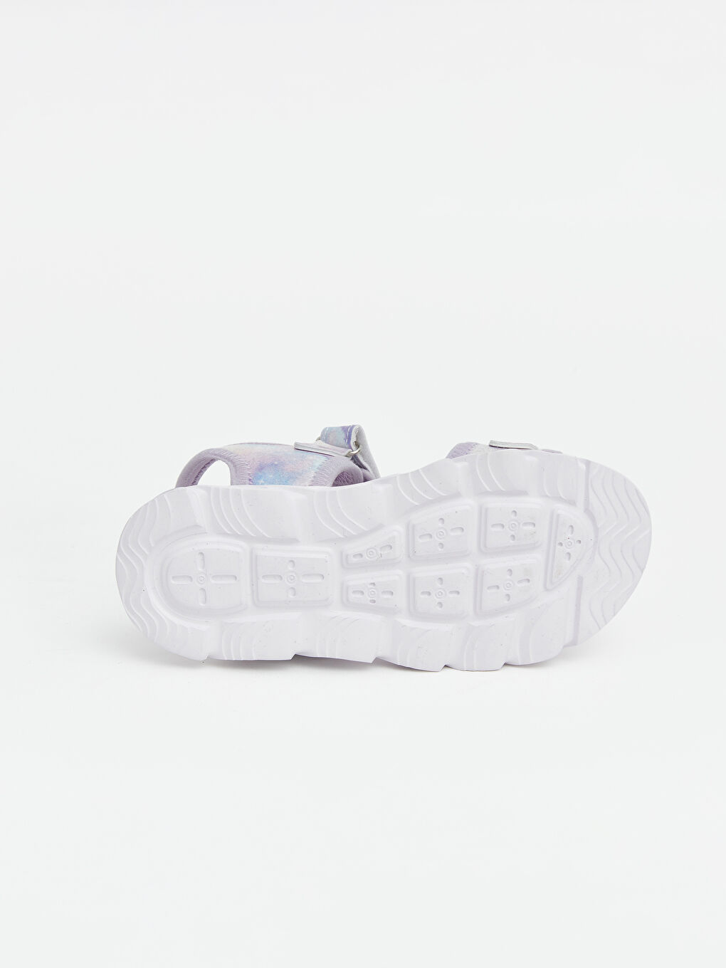 Lila Lilo & Stitch Baskılı Işıklı Kız Çocuk Sandalet-4