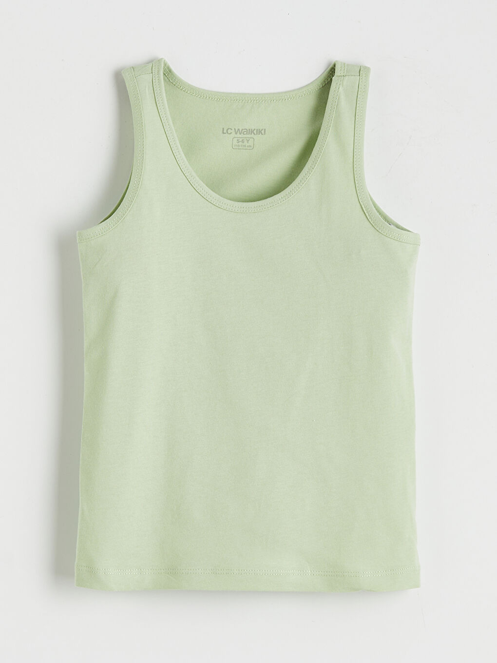 Yeşil Bisiklet Yaka Erkek Çocuk Atlet