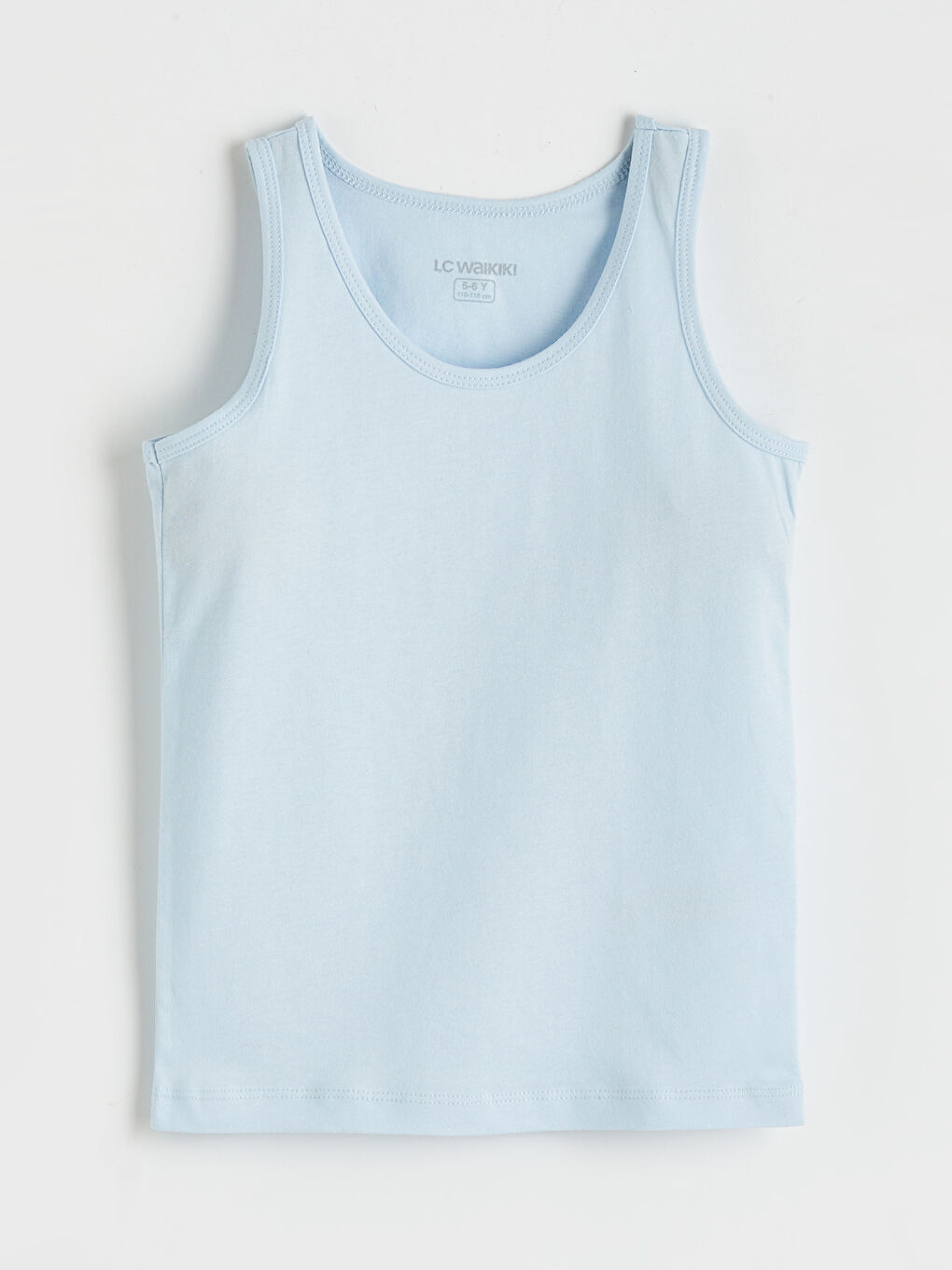 Ekru Bisiklet Yaka Erkek Çocuk Atlet 5'li-2