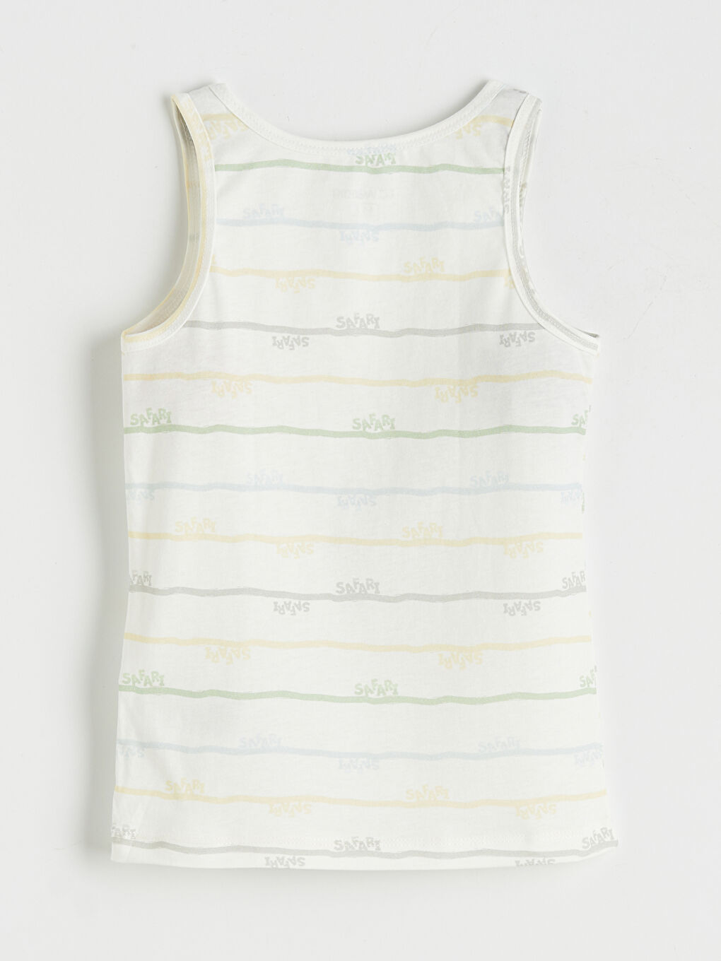 Ekru Bisiklet Yaka Erkek Çocuk Atlet 5'li-6