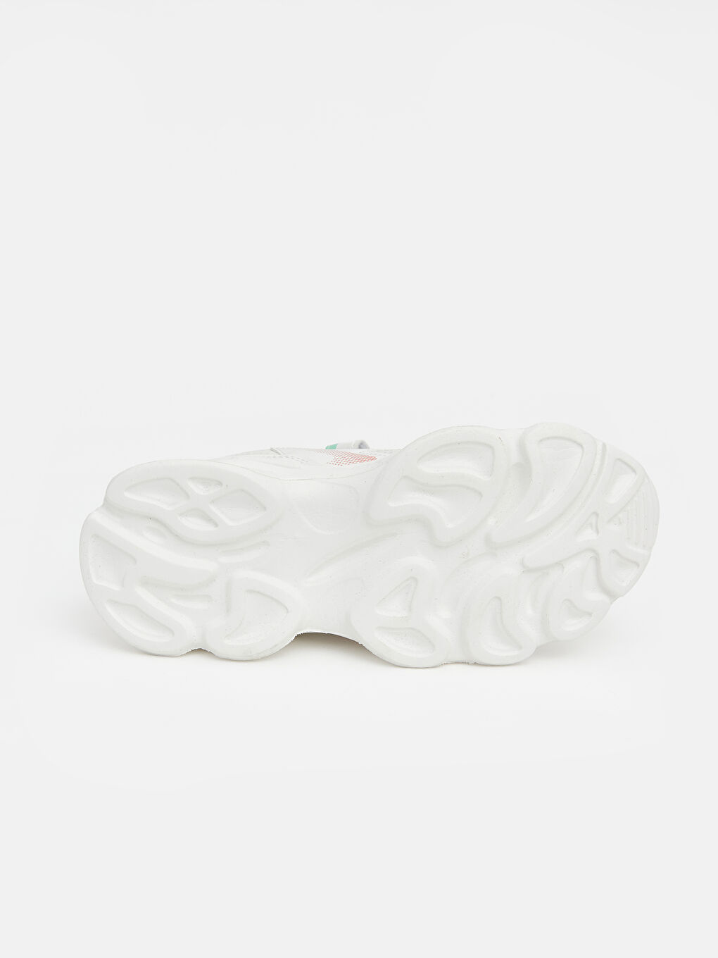 Beyaz Bağcık ve Cırt Cırtlı Kız Çocuk Spor Ayakkabı-3