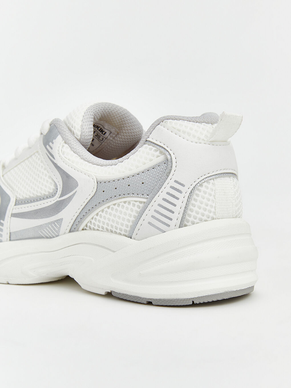 Gri Kalın Taban Kız Çocuk Spor Ayakkabı-4