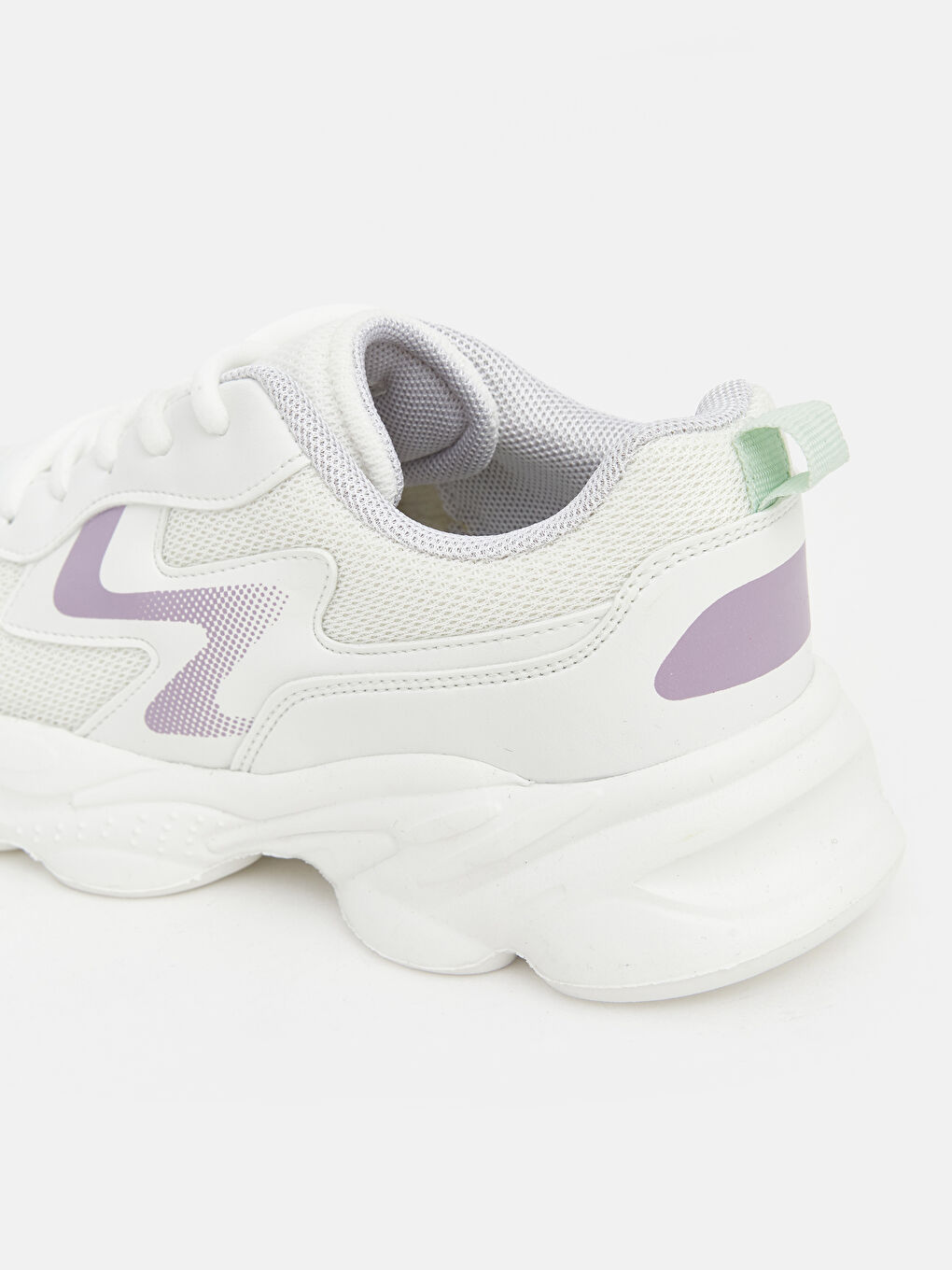 Beyaz File Detaylı Kız Çocuk Spor Ayakkabı-4