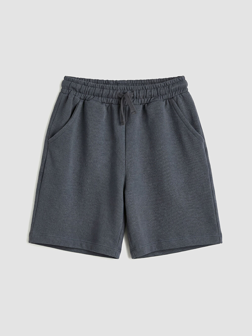 Antrasit Beli Lastikli Erkek Çocuk Şort