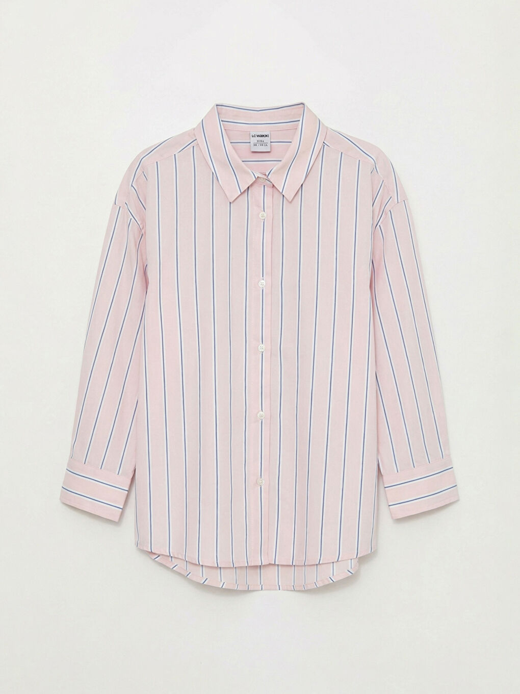 Girls' Striped Poplin Shirt