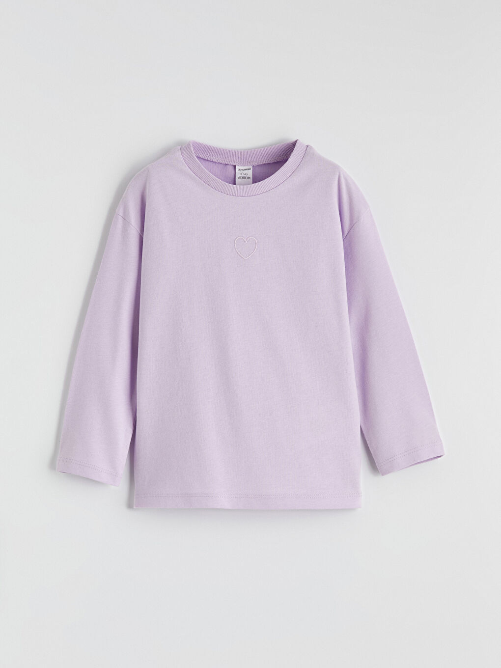 Embroidered Crew Neck T-shirt for Girls