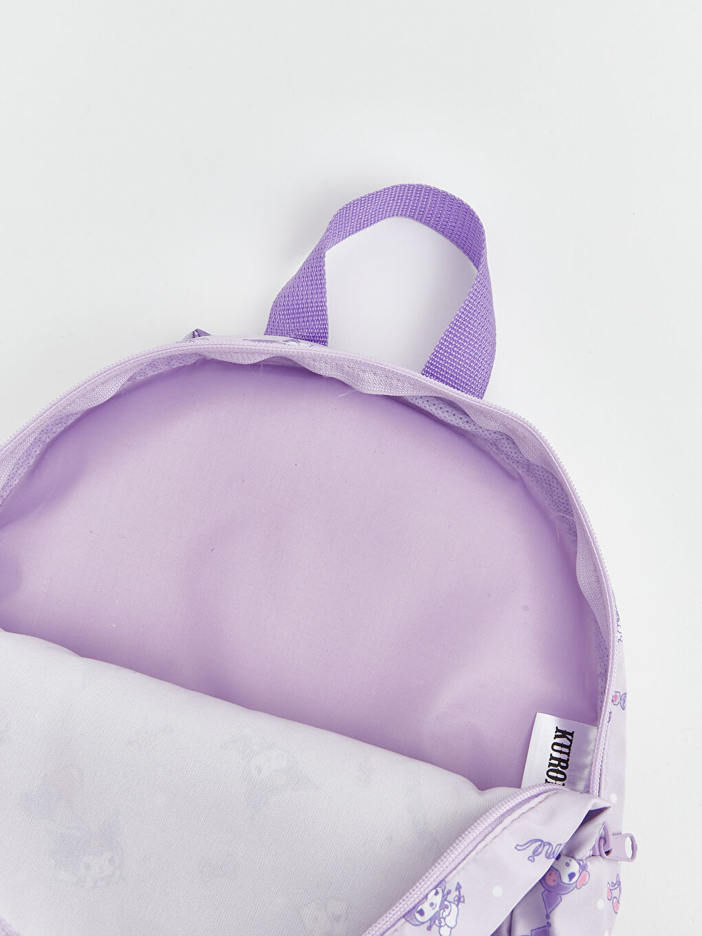 Lila Kuromi Baskılı Kız Çocuk Sırt Çantası-3