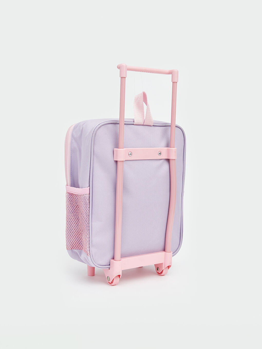 Mavi Stitch Baskılı Kız Bebek Çekçekli Çanta-2