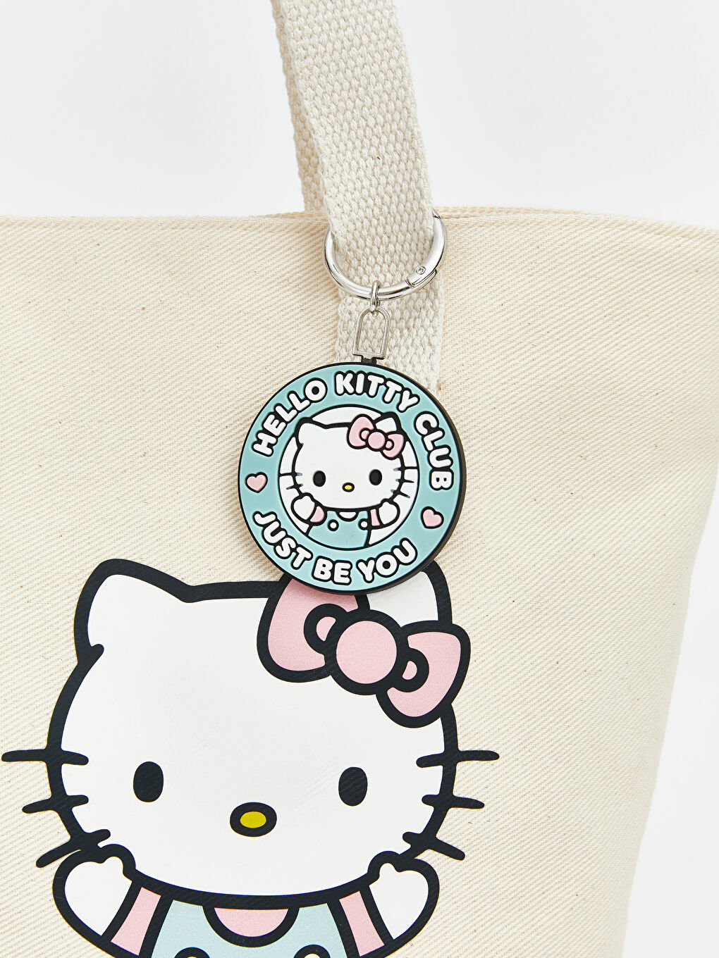 Ekru Hello Kitty Baskılı Kız Çocuk Omuz Çantası-2