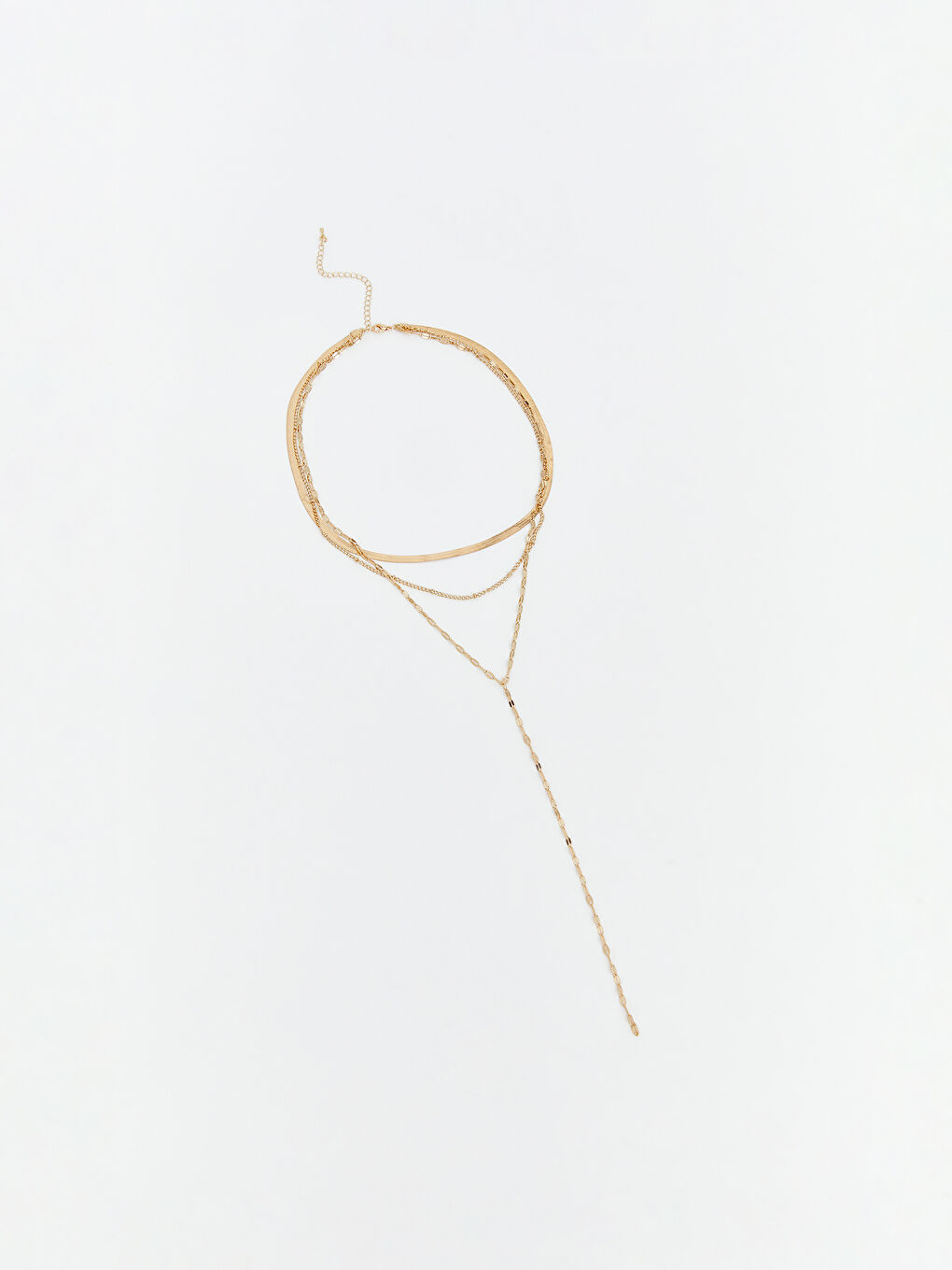 Sarı 3 Parça Kadın Kolye Seti