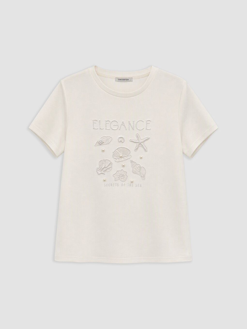 Woman White T-shirt