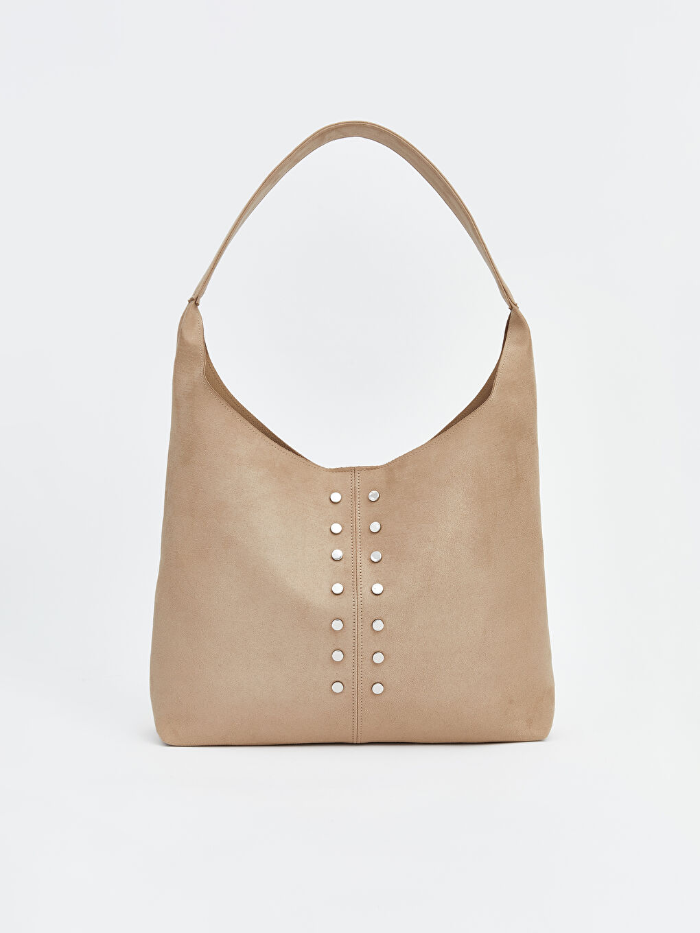 Kahverengi Moka Troklu Süet Omuz Çantası Ve Cüzdan-1