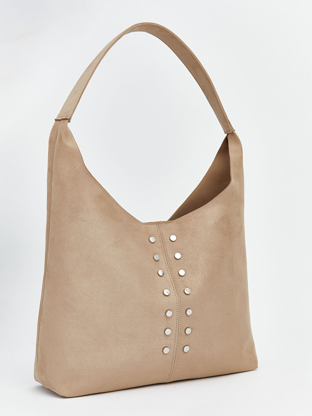 Kahverengi Moka Troklu Süet Omuz Çantası Ve Cüzdan-2