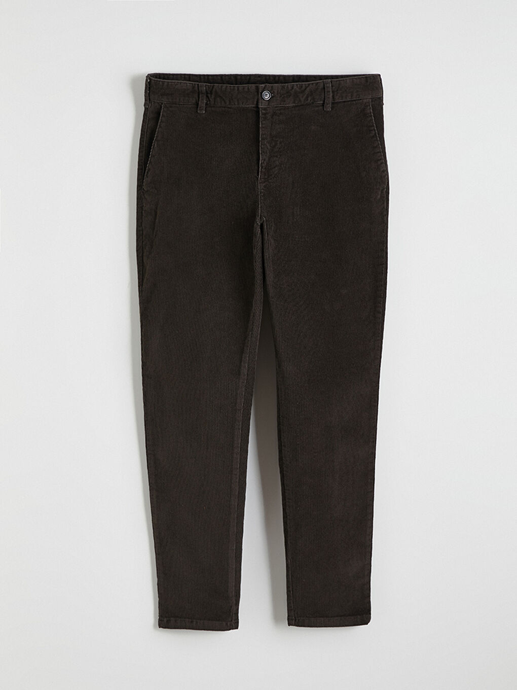 Haki Standart Kalıp Kadife Erkek Pantolon