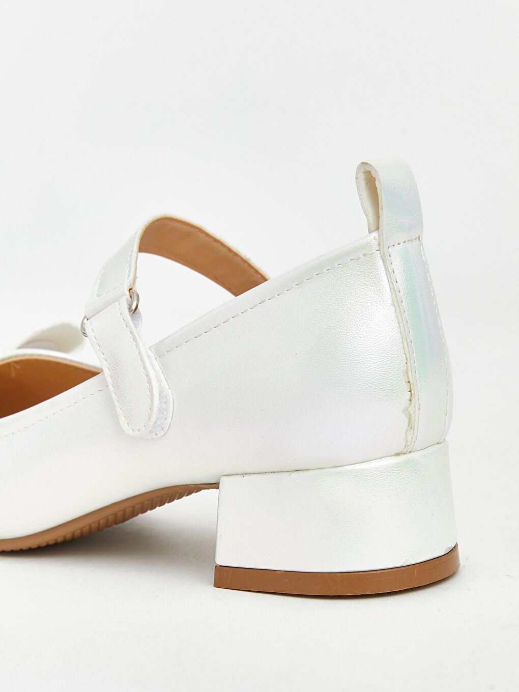 Ekru Fiyonk Görünümlü Kız Çocuk Babet-4