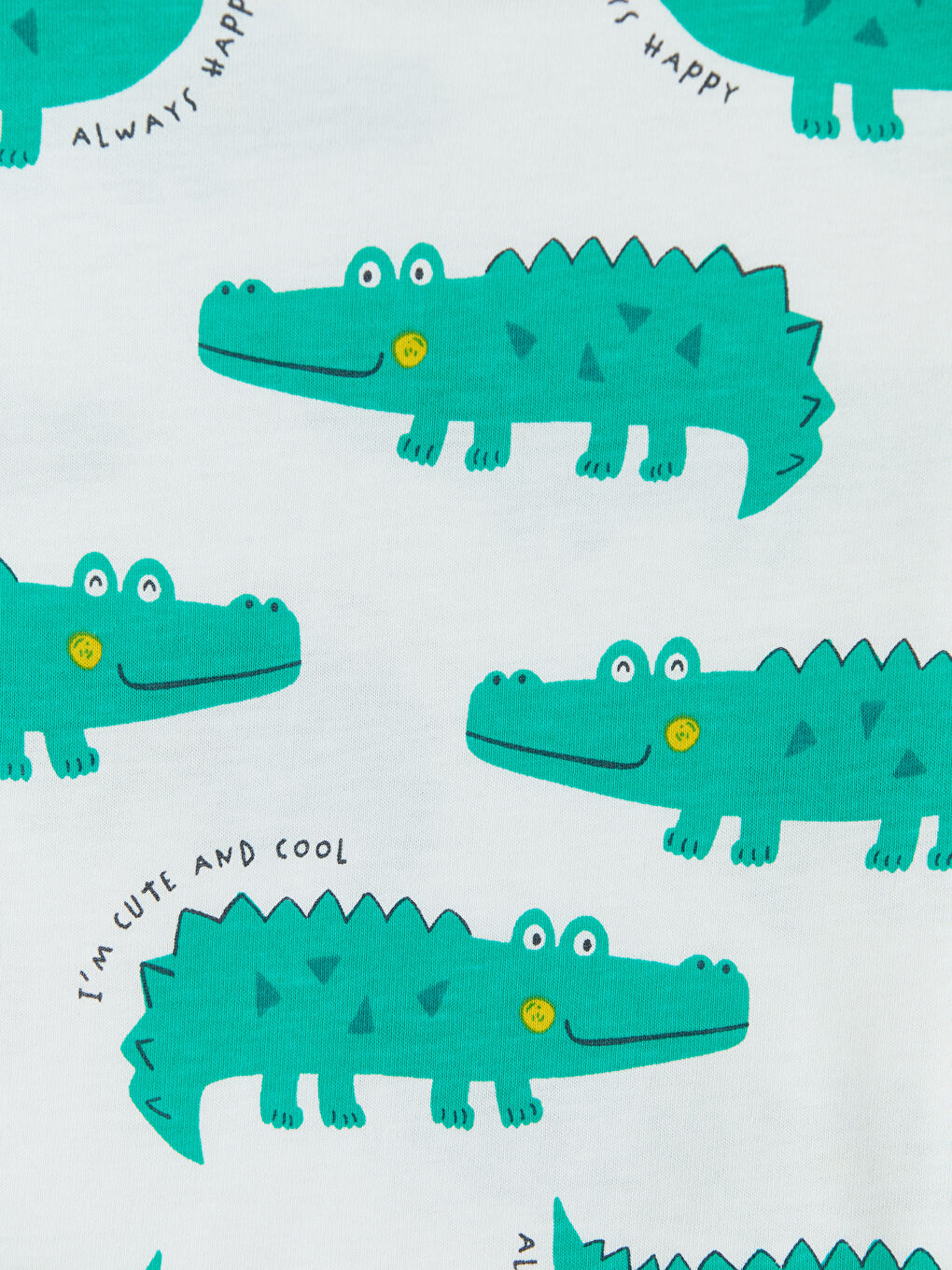 Ekru Baskılı Erkek Bebek Tulum 2'li-5