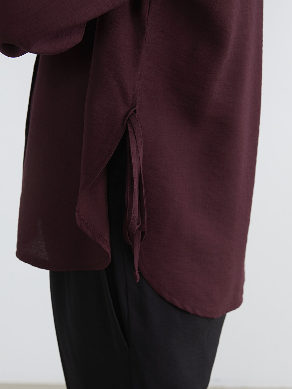 Women's Shirt with Tie Detail-2