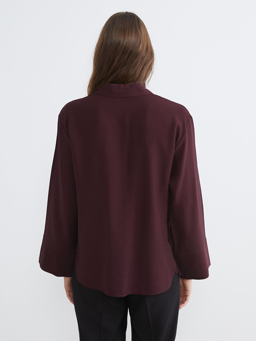 Women's Shirt with Tie Detail-3