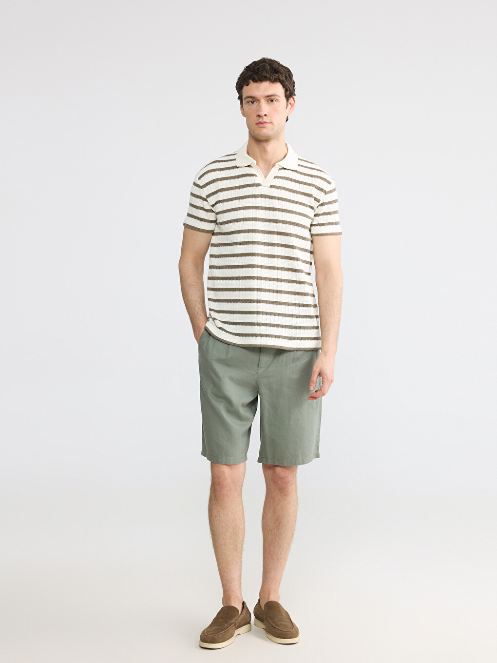 Mann Khaki Shorts