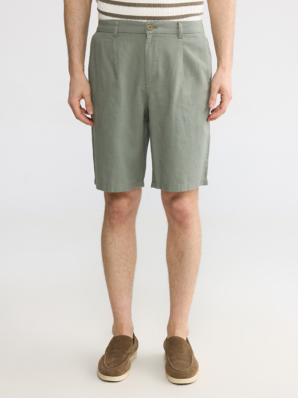 Mann Khaki Shorts-1