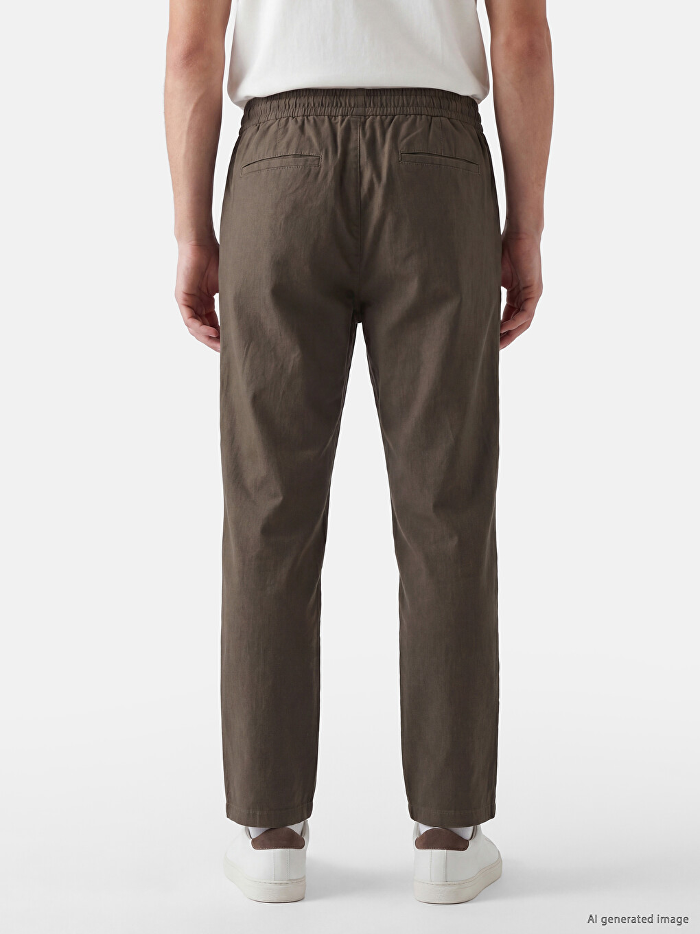 Relax Fit Pleated Men's Trousers-7
