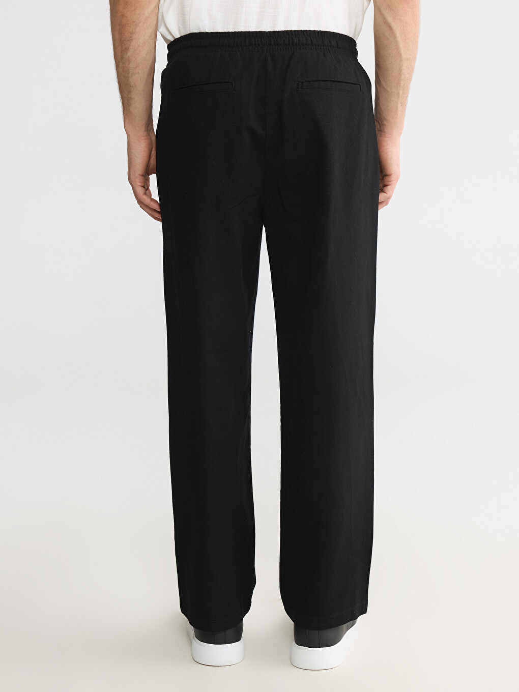 Relax Fit Pleated Men's Trousers-6