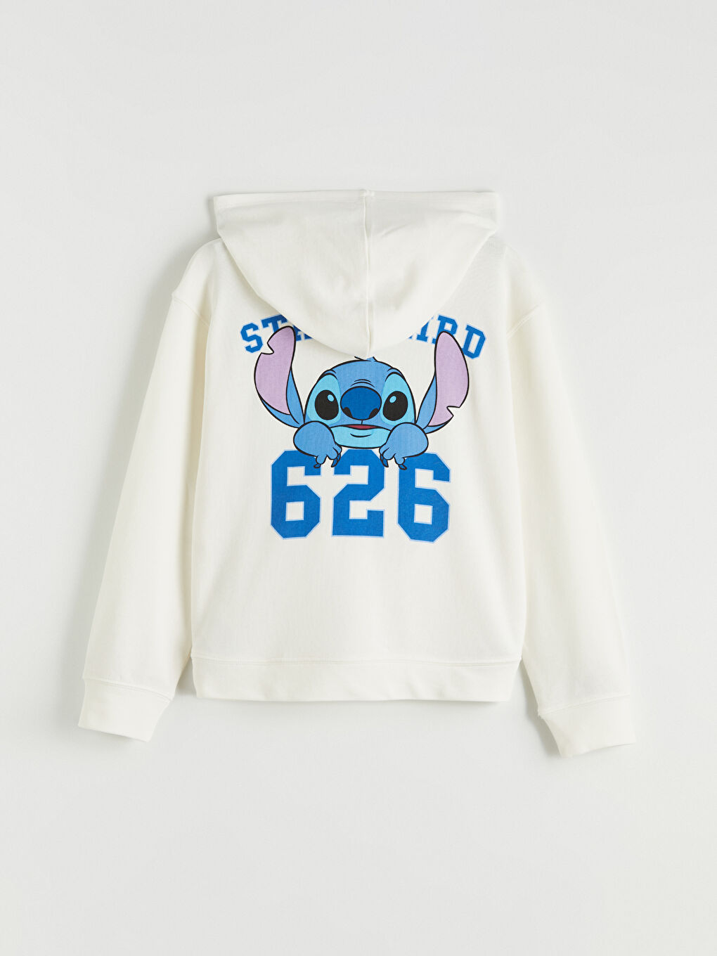 Duks sa kapuljačom Stitch štampani devojčice sa rajsferšlusom-4