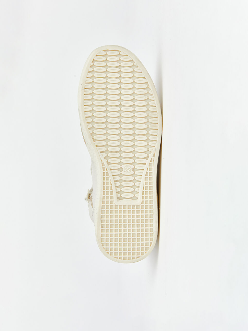 Ekru Bağcıklı Kız Çocuk Bilek Boy Spor Ayakkabı-6