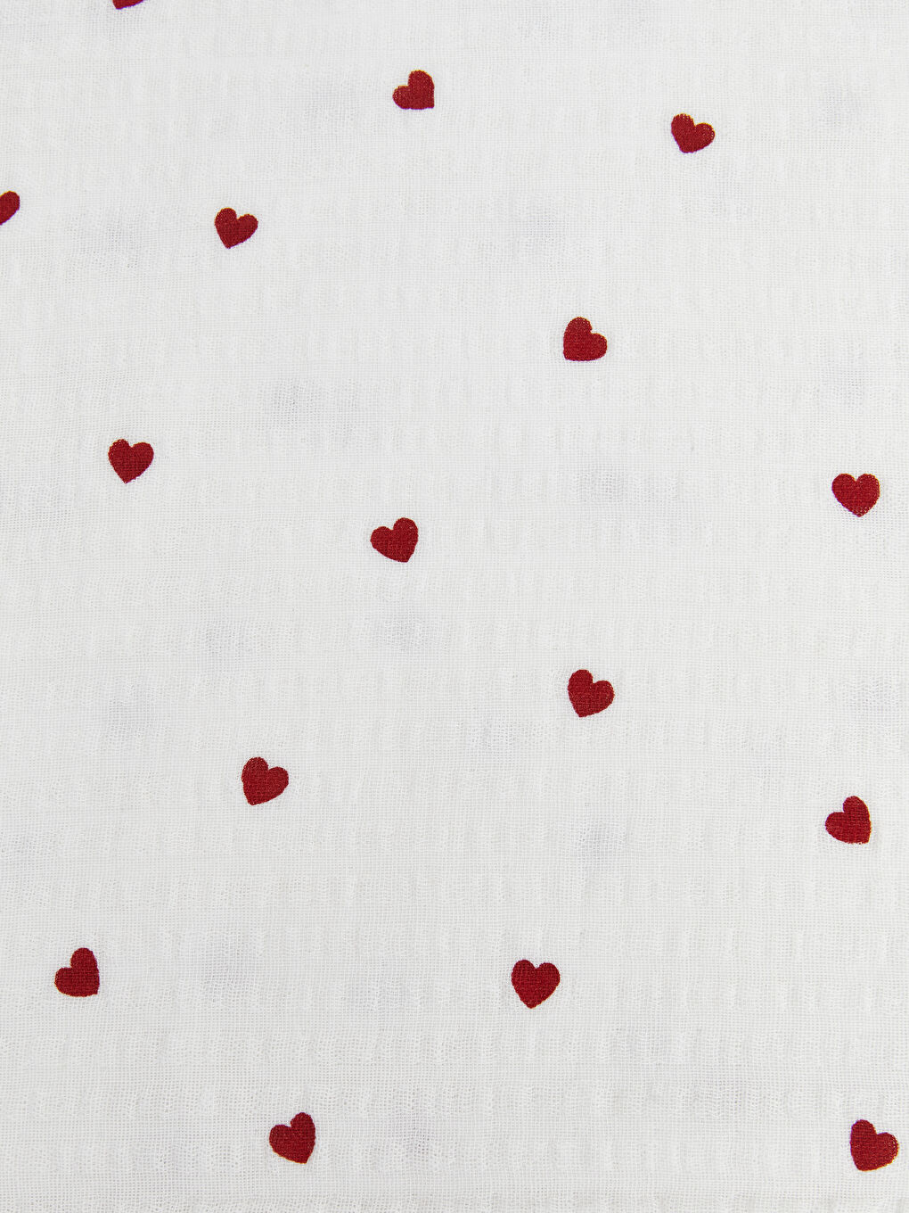 Kırmızı 3 Katlı Müslin Örtü 105x105 cm-5