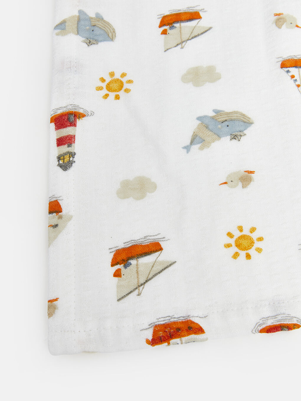 Karışık Müslin Bebek Örtü 105x105 cm-3