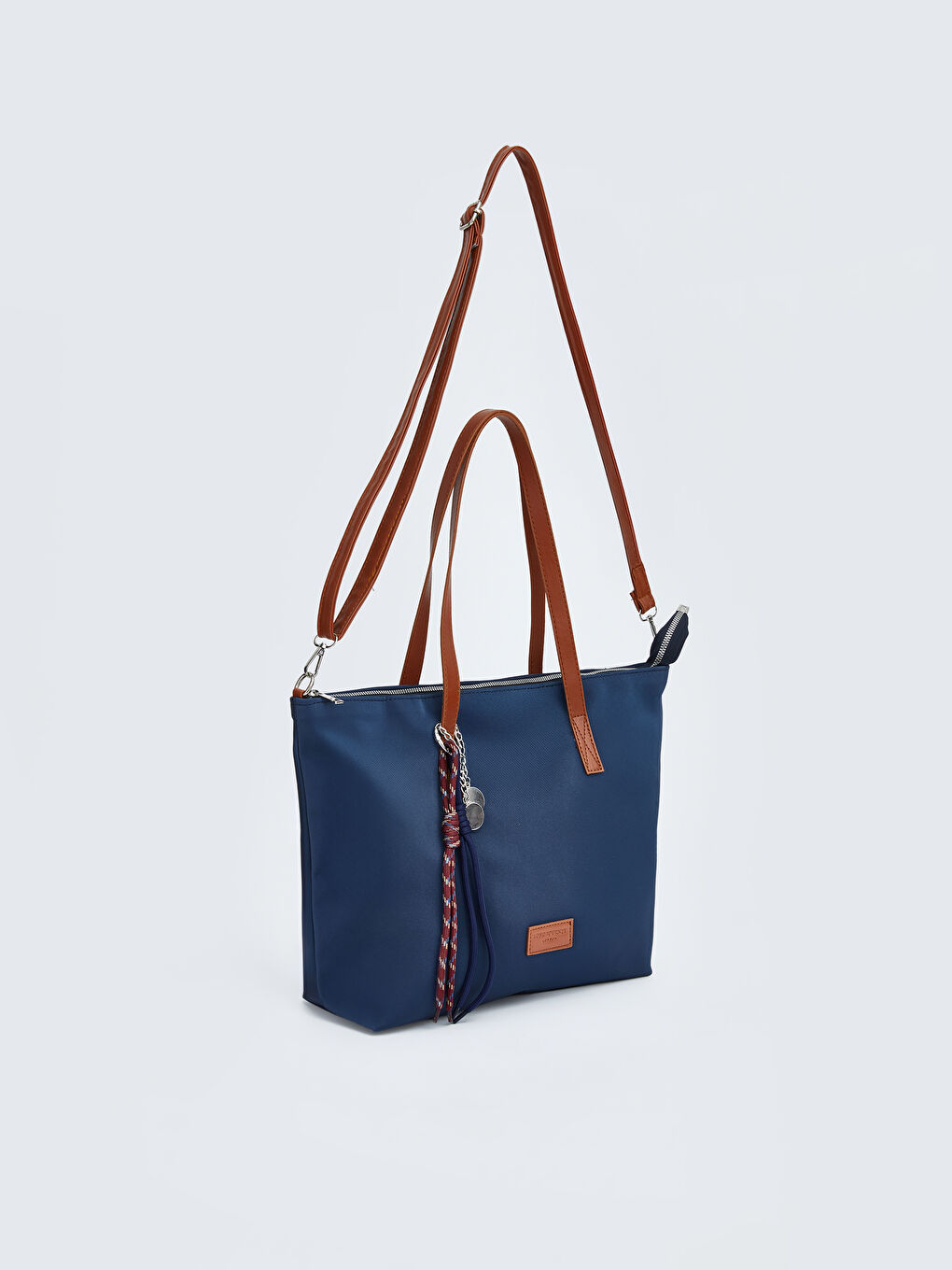 Lacivert Çıkarılabilir Askılı Kadın Omuz Çantası-1