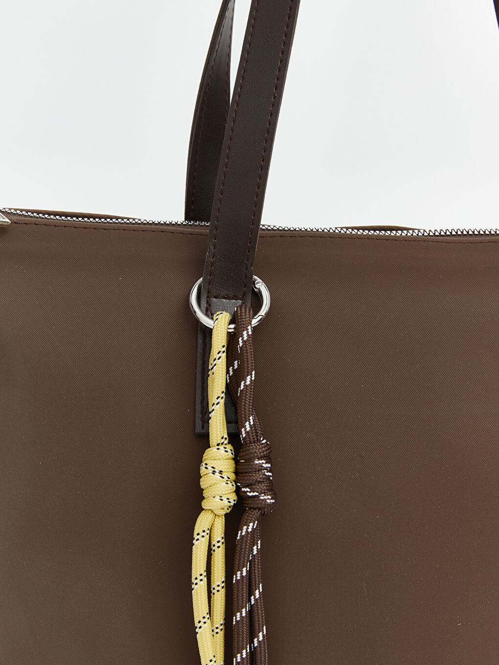 Kahverengi Süet Görünümlü Kadın Omuz Çantası-2