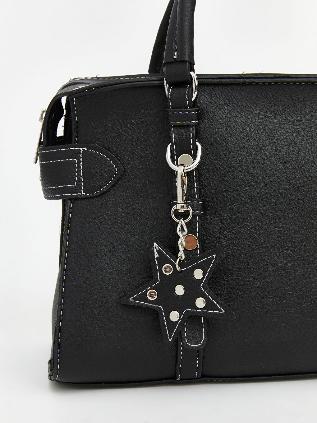 Siyah Çıkarılabilir Askılı Kadın Omuz Çantası-2