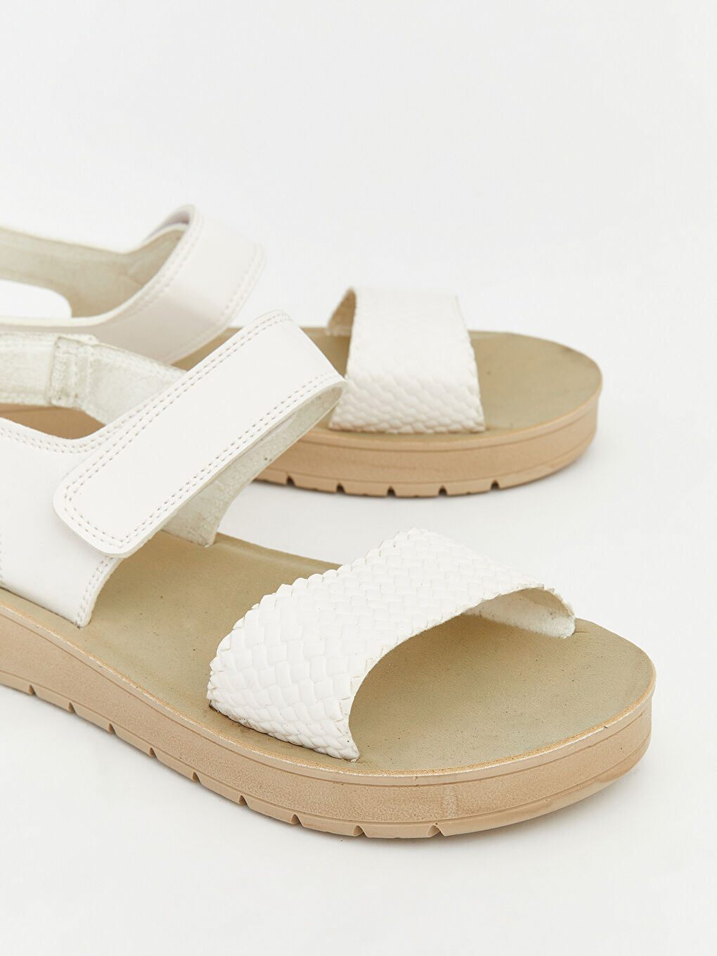 Woman WHITE Sandals-2