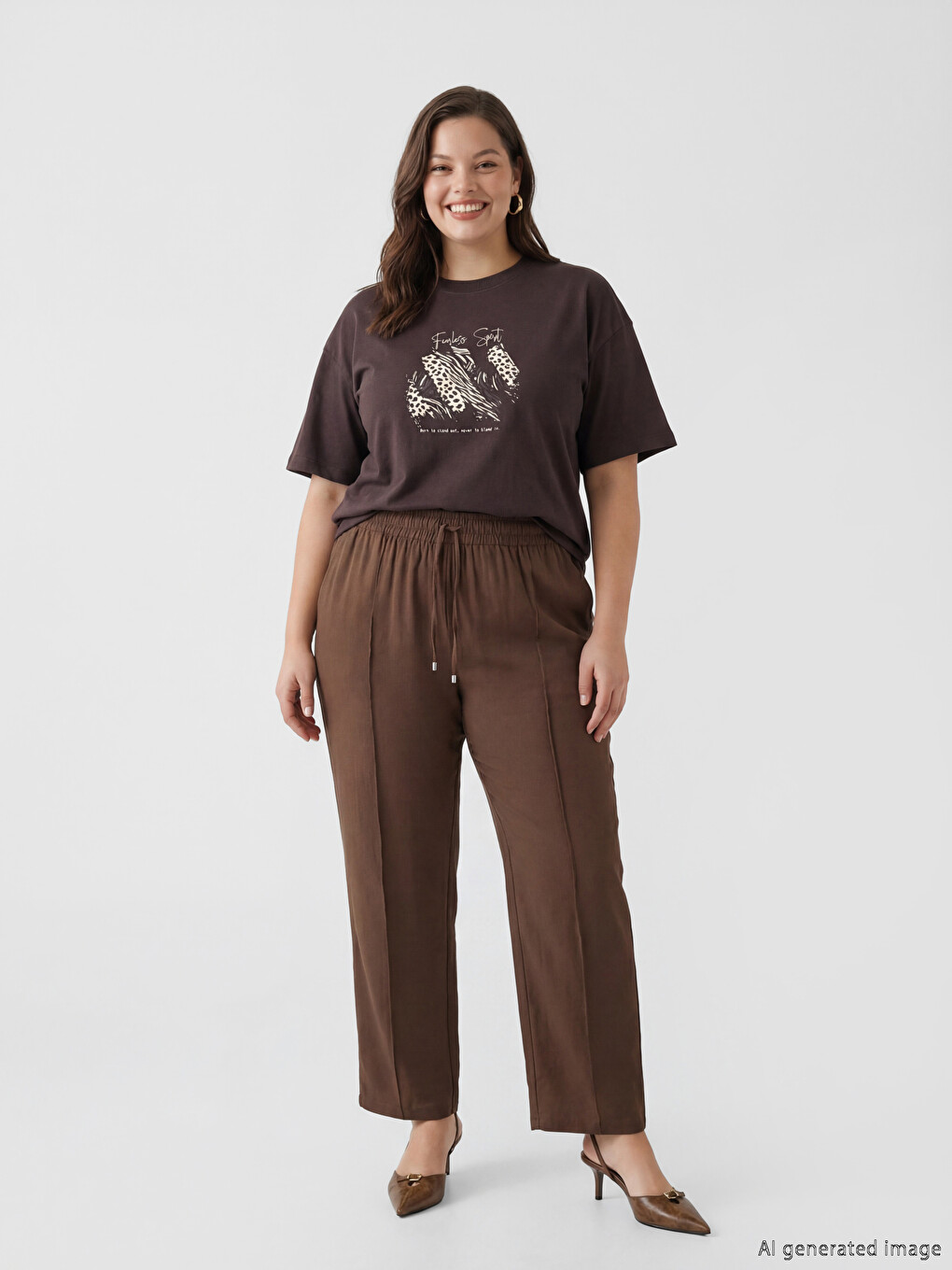 Printed 100% Cotton Women's T-shirt-1