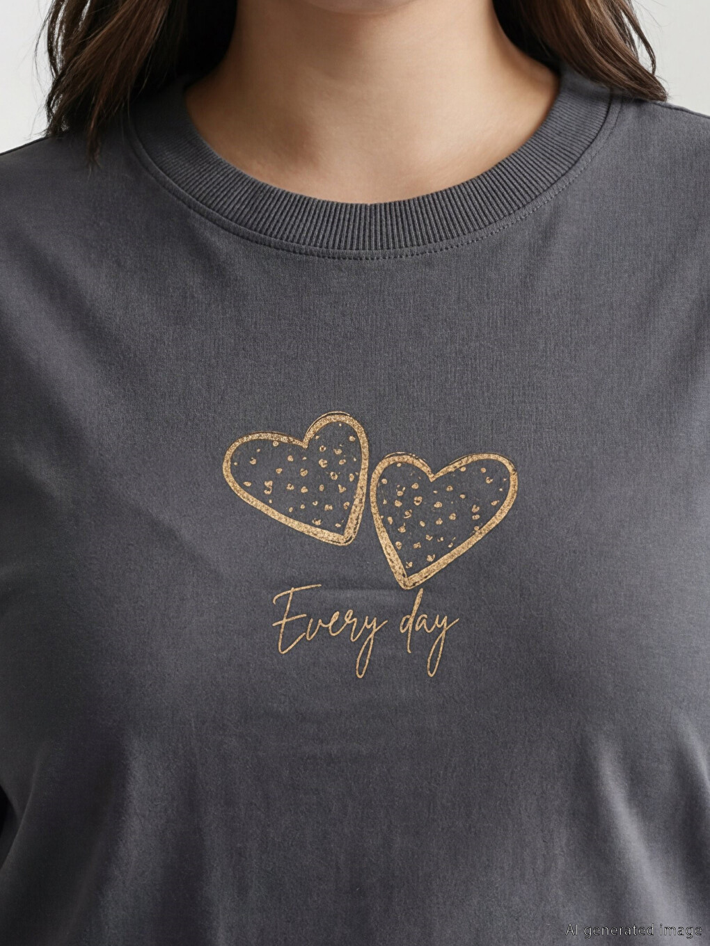 Printed 100% Cotton Women's T-shirt-2