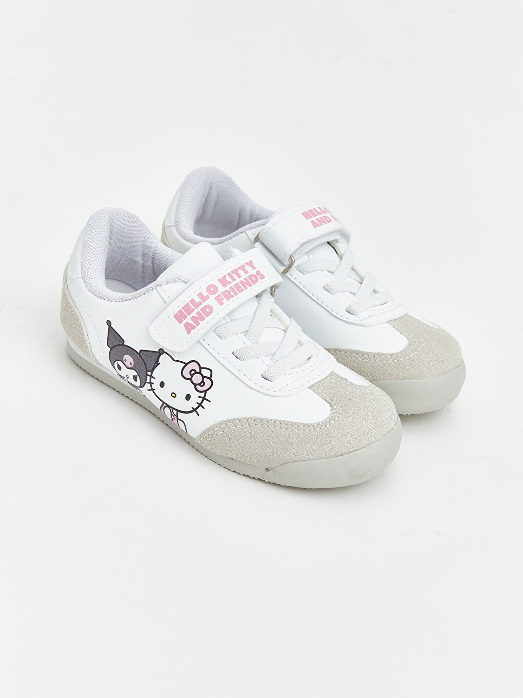 Beyaz Hello Kitty Baskılı Kız Çocuk Spor Ayakkabı