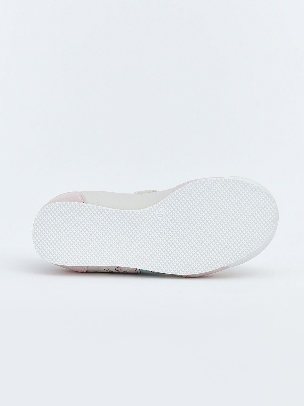 Beyaz Lilo ve Stitch Baskılı Kız Bebek Spor Ayakkabı-3