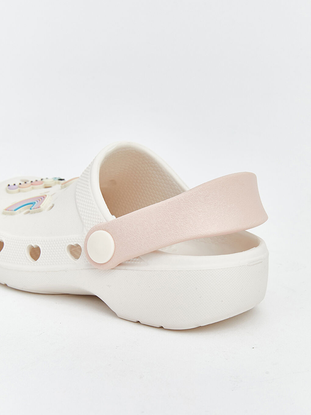 Bej Rozetli Kız Bebek Sandalet-4